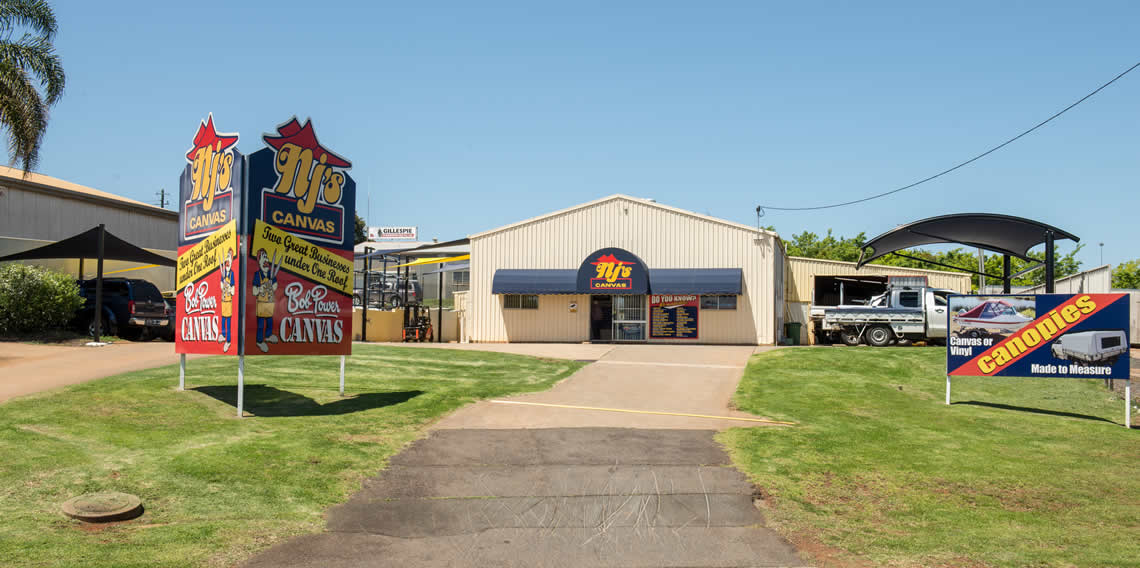 Nj's Bob Power Canvas Shop Front