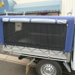 Ute Canopies Blue open