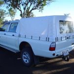 Ute Canopies white with window