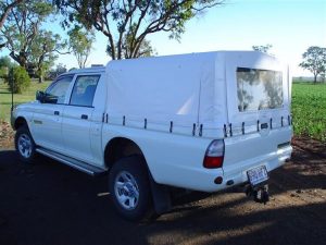 Ute Canopies white with window