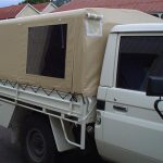 Ute Canopies Cream with window