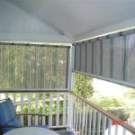 Striped Automatic Awnings