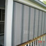 Striped Automatic Awnings