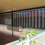 Striped Automatic Awnings