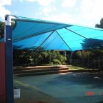 Blue shade structure